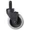 Rubbermaid Commercial Replacement Swivel Bayonet Caster, 3" Wheel, Thermoplastic Rubber, Blk FG7570L20000 - alternate 5